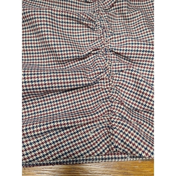 Free People Only Forever Houndstooth Ruched Mini Skirt - Picture 5 of 8
